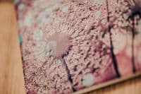 Purple Wishes 3 Dandelion Coaster