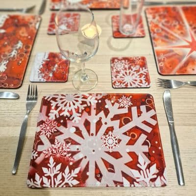 Red & White Christmas Set