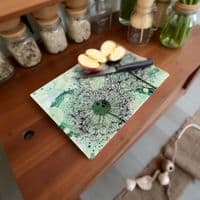 Sage Green Dandelion Worktop Saver