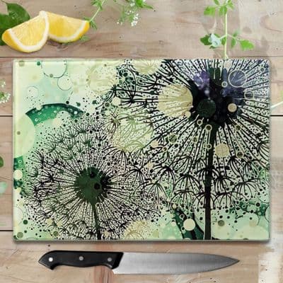 Sage Green Dandelion Worktop Saver
