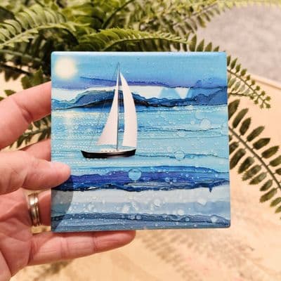 Sail Boat Coaster
