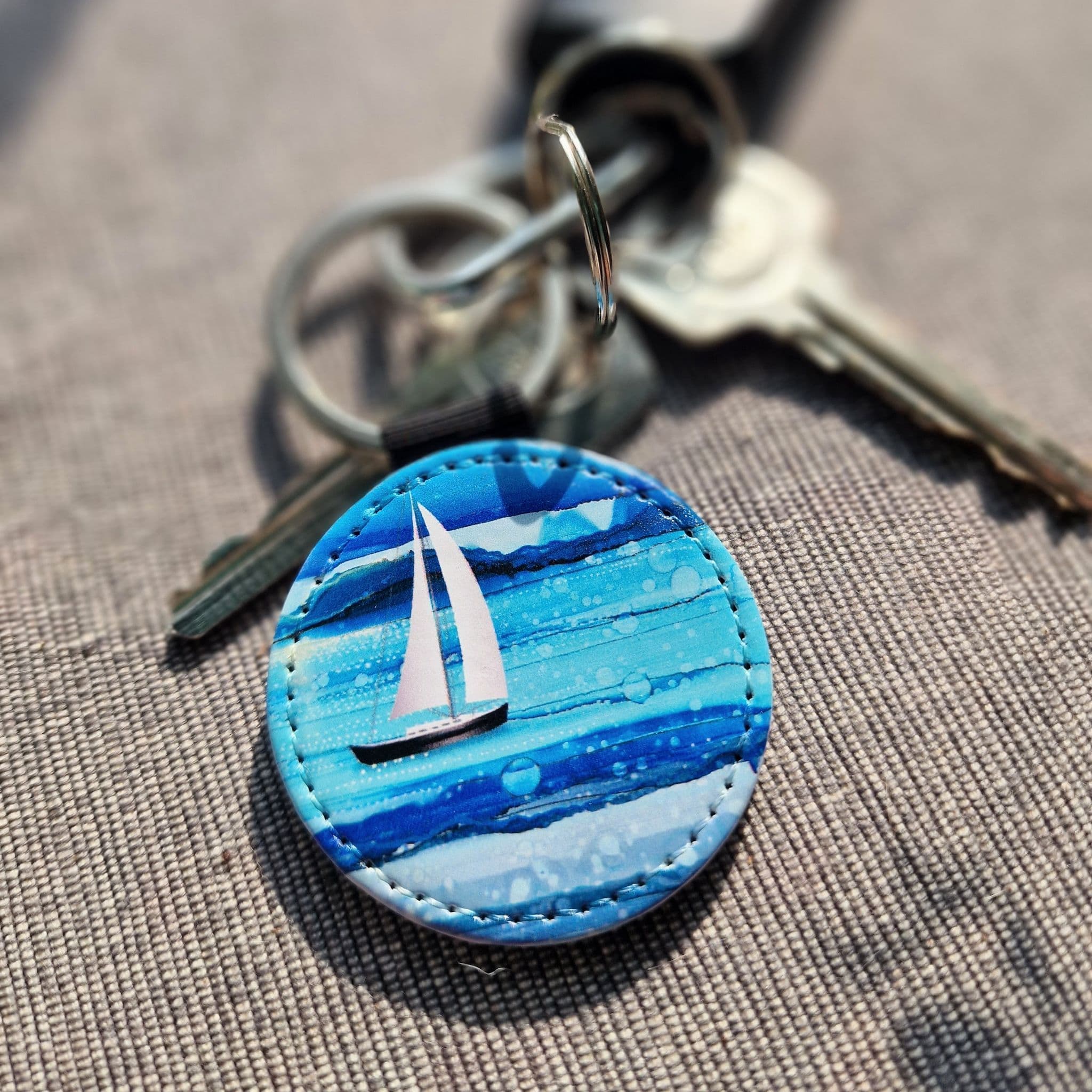 Sail Boat Keyring