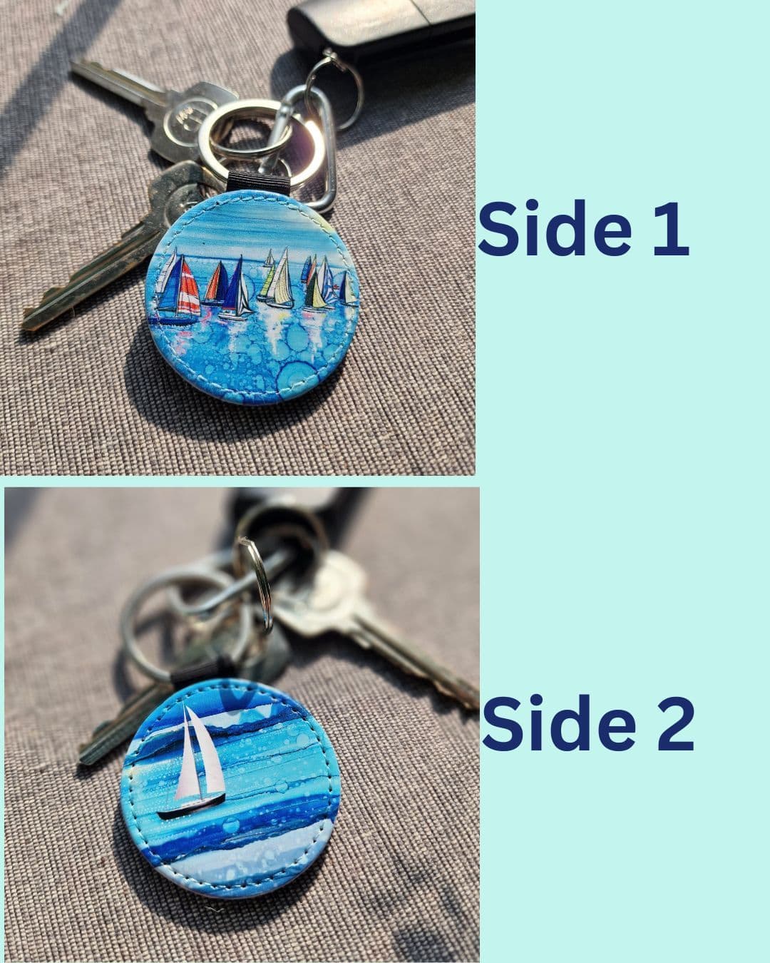 Sail Boat Keyring