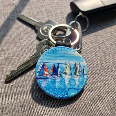 Sail Boat Keyring