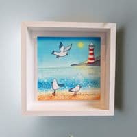 Seagull & Lighthouse Large Picture