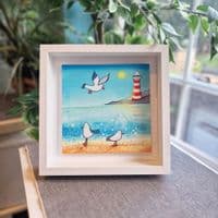 Seagull & Lighthouse Large Picture