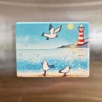 Seagull Lighthouse Magnet