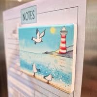 Seagull Lighthouse Magnet