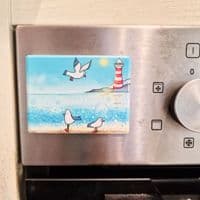 Seagull Lighthouse Magnet