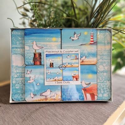 Seagull Placemat and Coaster Set (ISG)