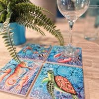 Seahorse Coaster