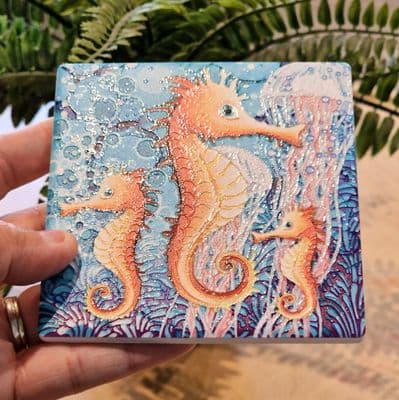Seahorse Coaster