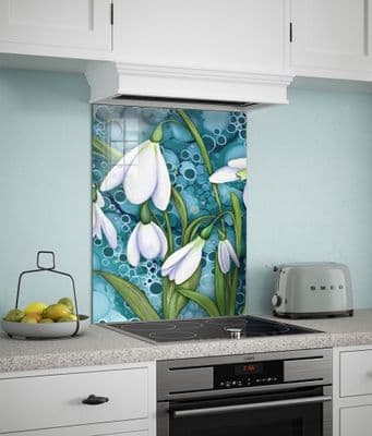 Snowdrops Floral Splashback