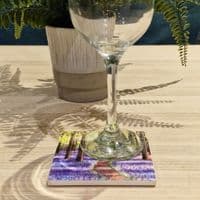 Spring Ceramic Coaster - Woodland Walk