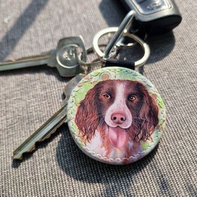 Springer Spaniel Dog Keyring