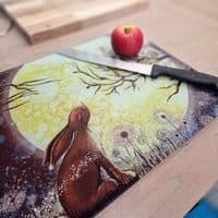 Stargazing Hare & Owl Worktop Saver