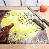Stargazing Hare & Owl Worktop Saver