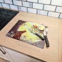 Stargazing Hare & Owl Worktop Saver