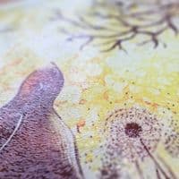 Stargazing Hare & Owl Worktop Saver