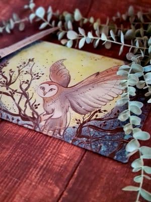 Stargazing Owl Chopping Board