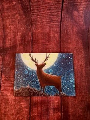Stargazing Stag Chopping Board