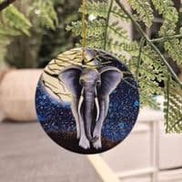 Stargazing Tree Decoration - Giraffe & Elephant