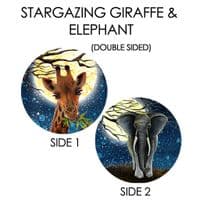 Stargazing Tree Decoration - Giraffe & Elephant
