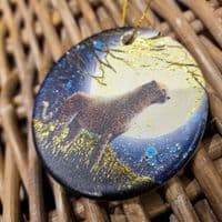 Stargazing Tree Decoration - Red Panda & Leopard