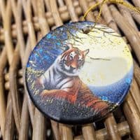 Stargazing Tree Decoration - Tiger & Lion