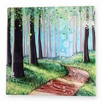 Summer Walk Ceramic Trivet