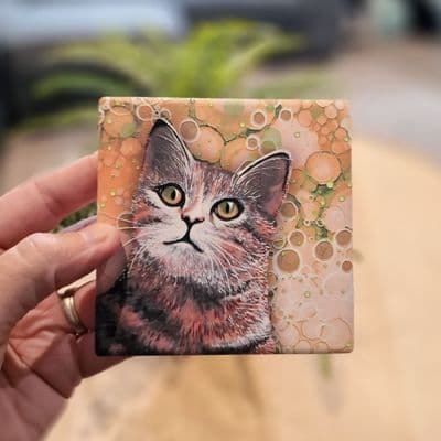 Tabby Cat Coaster