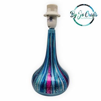 Teal Pink Touch Lamp