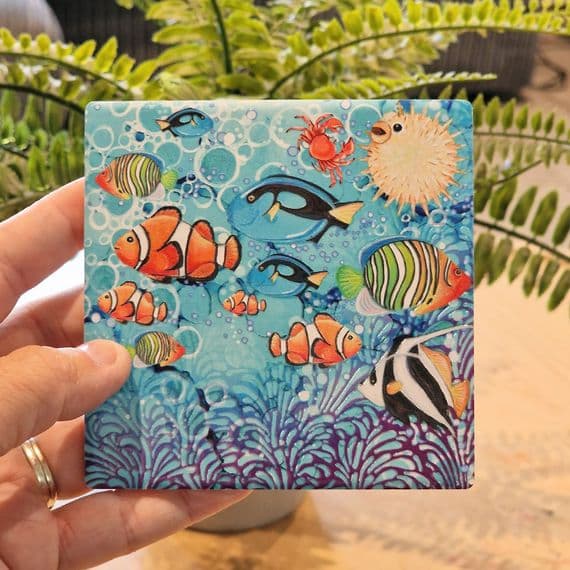 Tropical Fish Coaster