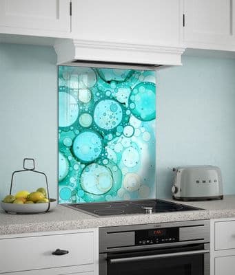 Turquoise Abstract Splashback (148-SB)