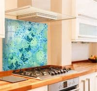 Turquoise Butterfly Splashback (126-SB)