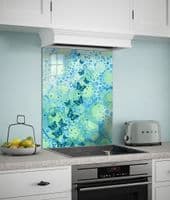 Turquoise Butterfly Splashback (126-SB)