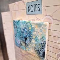 Turquoise Dandelion Magnet