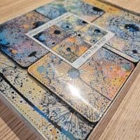 Turquoise Dandelion Placemat & Coasters (ITW)