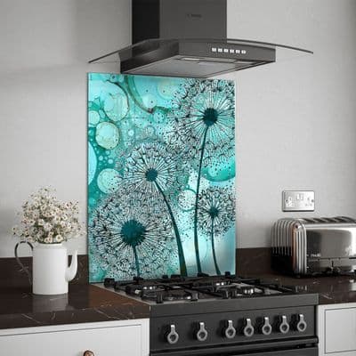 Turquoise Dandelion Splashback - WIW4