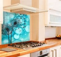Turquoise Dandelions Splashback (137-SB)