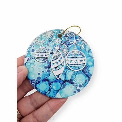 Turquoise Tree Decoration