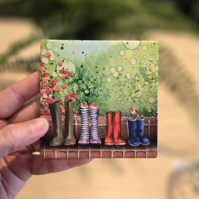 Wellies Coaster