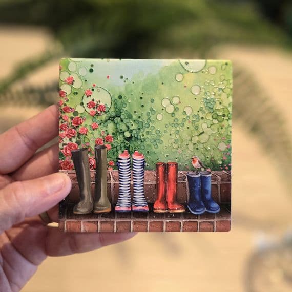 Wellies Coaster