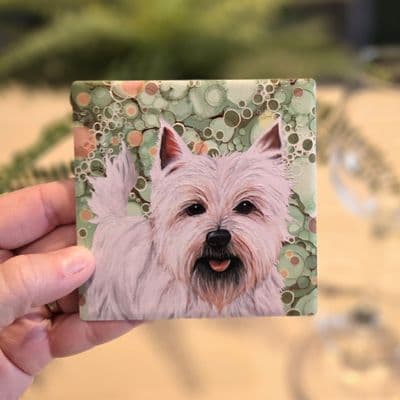 West Highland Terrier Dog Coaster