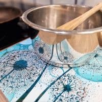 WIW 3 Dandelion Ceramic Trivet