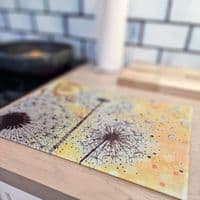 Yellow & Black 3 Dandelion Worktop Saver