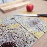 Yellow & Black 3 Dandelion Worktop Saver