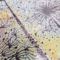 Yellow & Black 3 Dandelion Worktop Saver