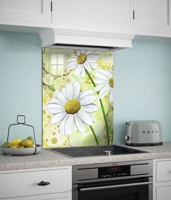 Yellow Daisy Floral Splashback