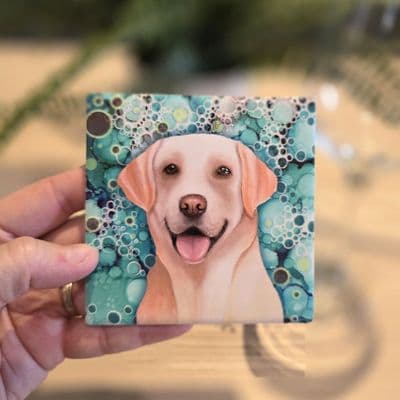 Yellow Labrador Coaster